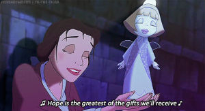 beauty and the beast the enchanted christmas,belle,tv,disney,quote,angelique