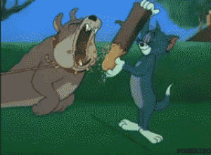 tom and jerry,fighting