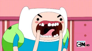 freak out,adventure time,upset,screaming