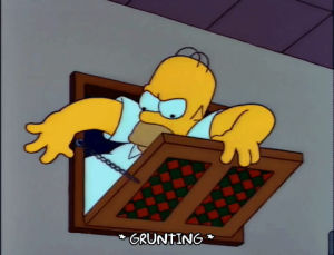 season 3,homer simpson,episode 10,mad,stuck,frustration,3x10,argh,grunt,d