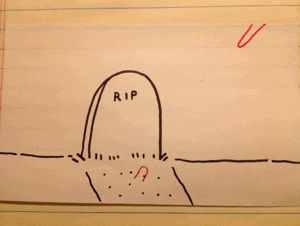 illustration,ghost,rip,patrick burnell,grave,seeya,shop
