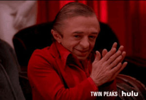 twin peaks,excellent,rubbing hands together,tv,hulu,cbs,michael j anderson,the man from another place,hand rub