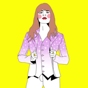 dress,a,sunny,sunshine,pride,like,woman,illustration,summer,rainbow,colour,brave,suit,gay pride,jenny lewis,kim campbell,the voyager