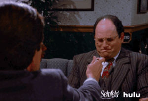 i dont want it,tv,seinfeld,shaking my head,no no no no,no,hulu,nope,george costanza,picky eater
