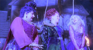 hang,90s,halloween,classic,witch,hocus pocus,witches,lighting,hanging,halloween movie,winifred sanderson,sarah sanderson,mary sanderson