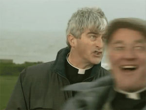 father ted,father jack,happy,90s,comedy,1990s,craggy island