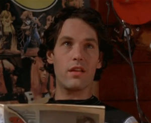 the look,paul rudd,wet hot american summer,awkward,smiling,funny face,awkward smile