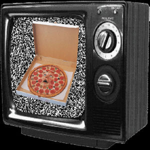 static,tv,television,pizza,telly,white noise