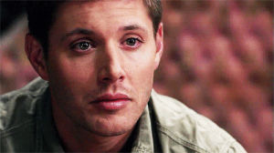 supernatural,dean winchester,just,emma makes things,im dead,his face,waaaa