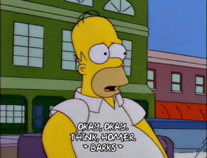 perplexed,homer simpson,season 7,episode 21,confused,thinking,7x21,pondering,problem solving