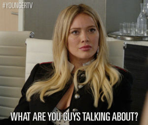 kelsey peters,hilary duff,what are you talking about,tv land,tvland,younger,youngertv,tvl,younger tv,ps1n64,lenticularinting