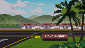 airplane,airport,lihue,land