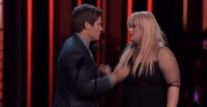 making out,make out,kiss,rebel wilson,adam devine,best kiss,mtv movie awards,movie awards 2016,mtv movie awards 2016