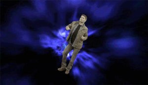 dean winchester,time vortex,supetnatural,doctor who,dancing