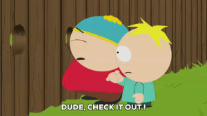 eric cartman,cool,wow,butters stotch,check it out