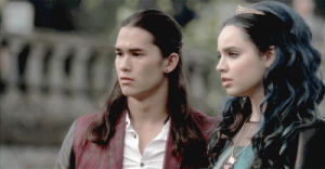 descendants,sofia carson,descendantsedit,disneys descendants,jay x evie,mg,jay,evie,booboo stewart,brotp youre gorgeous sweetheart,i love this psd ngl,my poor babies being hurt by the supposedly good guys