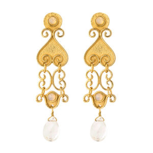 jewelry,gold,love,fashion,beauty,colors,florida,earrings,stephanie kantis,palm beach,antiquity earrings