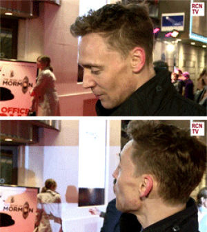 interview,tom hiddleston,talking,your ears look red,wanna keep warm to you