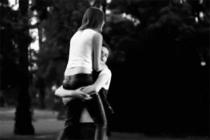 couple,hugging,movies,happy,black and white,hug,carrying the girl away,girl with straight hair,lifting the girl