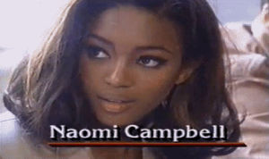 naomi campbell,runway,young naomi campbell,model,90s supermodels,black supermodels