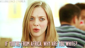 mean girls,amanda seyfried,lacey chabert,karen smith,gretchen weiners,if youre from africa why are you white,oh my god karen you cant just ask people why theyre white