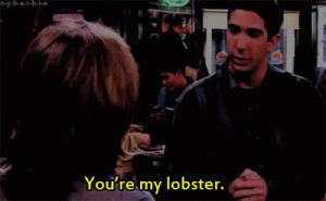 phoebe lobster,phoebe,friends,friends tv,lobster