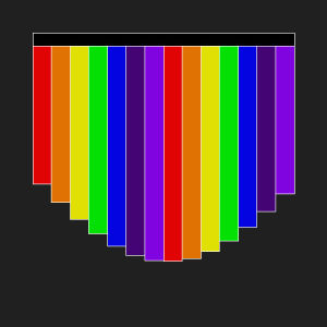 rainbow,processing,perfect loop,creative coding,p5art