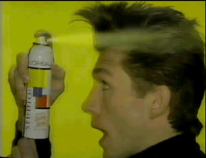 1987,hair spray,80s,advertisement,retro,1980s,loreal,80s fashion