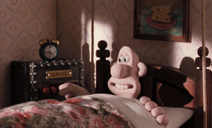 bed,wallace,wallace and gromit,aardman,breakfast in bed,animation,cartoon,lazy,sunday,service,sundays,sleepy snoozy