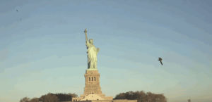 statue of liberty,jetpack,tech,mic,nyc,jet pack