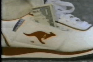 1980s,1983,80s,commercial,sneakers,80s fashion,kangaroos