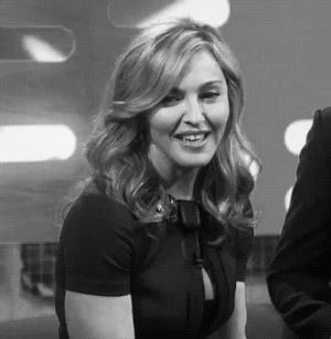 madonna,love,funny,black and white,live,silly,mdna,mdna tour,funny faces,the graham norton show,black and grey