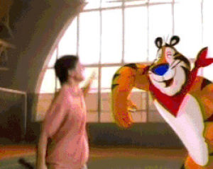 tony the tiger,frosted flakes,90s,high five,1991,cereal,food ads