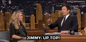 high five,reaction,television,jimmy fallon,celebs,tonight show,relatable