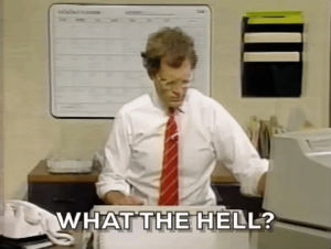 david letterman,1980s,confused,computer,annoyed,broken,1988,what the hell,facebook