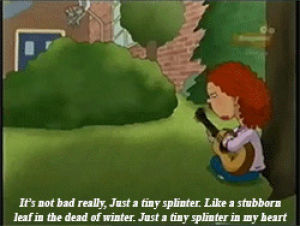 as told by ginger,ginger foutley,nickelodeon,nick,splinter in my heart,kiss today goodbye