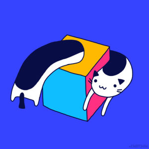 cat,animals,artists on tumblr,blue,cube,twist,cindy suen,loopdeloop,cindy and cats,cindy and cats and cubes forever,cindy suen cats,corvo attano
