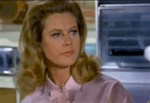 bewitched,elizabeth montgomery,television,serious,1960s,witch,1970s,retro shows