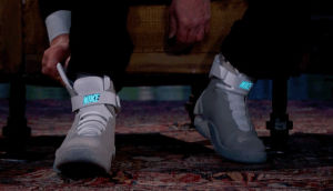 back to the future,news,mic,arts,jimmy kimmel,michael j fox,bttf,auto lace shoes,auto tying shoes,parkinsons