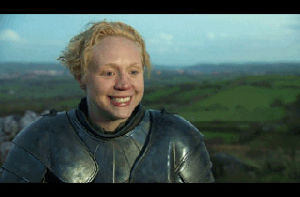 brienne of tarth,game of thrones,laughing,got