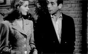 40s,bogie and bacall,vintage,old hollywood,myedit,humphrey bogart,lauren bacall,to have and have not
