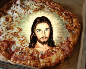 pizza,jesus,divine