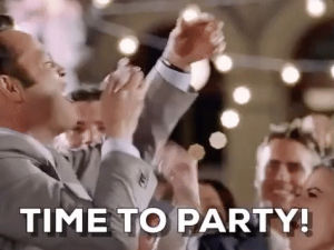 wedding,wedding crashers,lets party,party time,time to party,movie,comedy,jeremy,vince vaughn