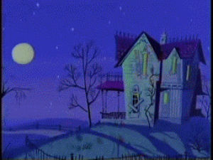 haunted mansion,haunted house,halloween,vintage halloween,halloween cartoon,classic halloween,haunted castle