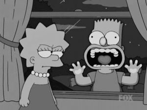 lisa simpson tumblr black and white