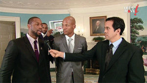 michelle obama,basketball,nba,dunk,miami heat,joe johnson,white house
