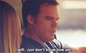 dexter,michael c hall,movies,cinema,jennifer carpenter,ahah,this scene is dramatic and hilarious at the same time