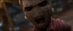 baby groot,groot,guardians of the galaxy,guardians of the galaxy vol 2,guardians of the galaxy 2,angry,mad,yelling,guardians of the galaxy volume 2
