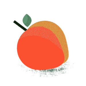 peach,transparent,food,sticker