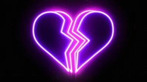 neon,heart,broken,pink,glow,grunge,break,blog,hipster,sign,pule,pale